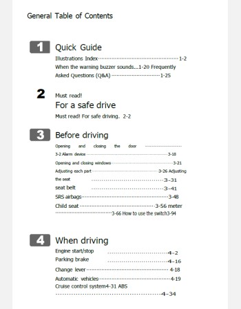 mazda flair 2014-2015 owners manual in english